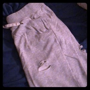 Aerie distressed joggers